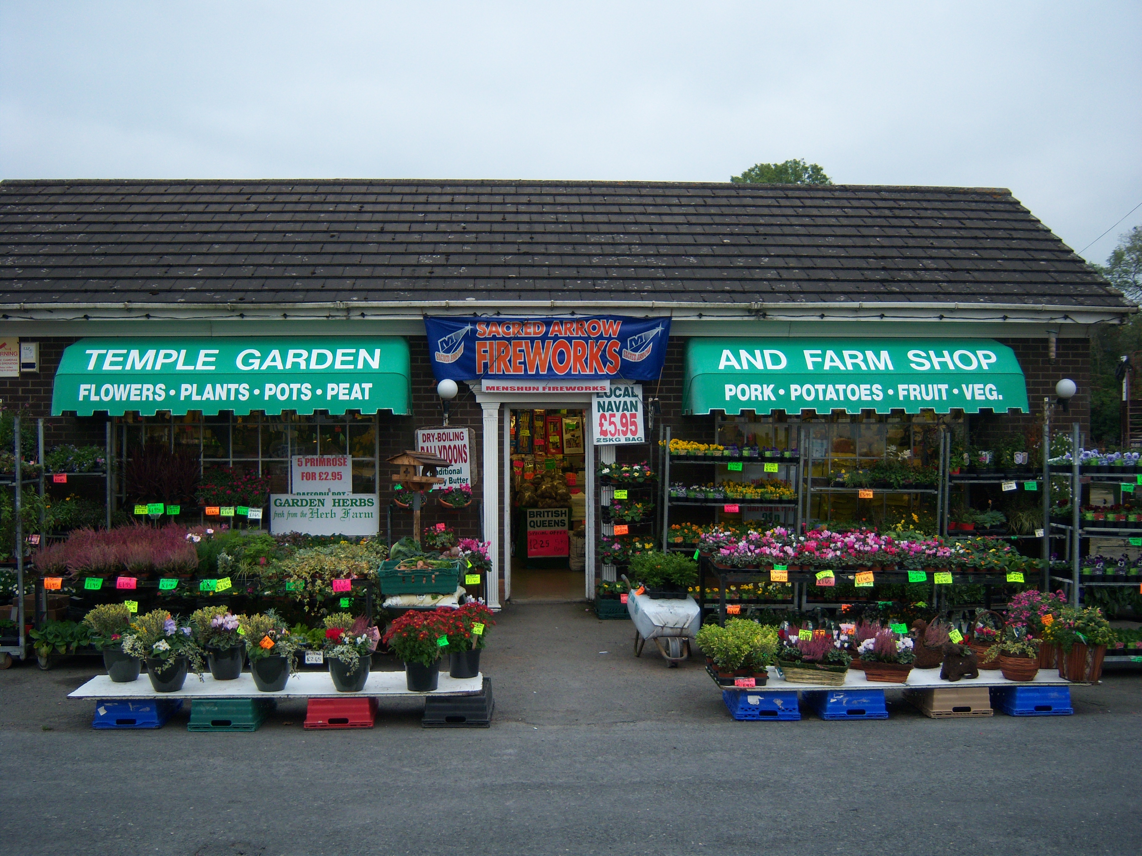 temple garden and farm shop